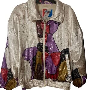 Vintage 80’s Picasso Bomber Jacket Retro Style